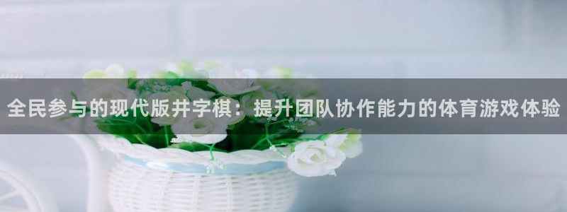 球进体育：全民参与的现代版井字棋：提升团队协作能力的体育游戏体验